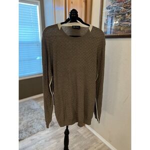 Berragamo Elegant Luxe Italy Collection EUC Knit ware Slim fit sweater  3X (146)